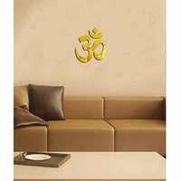 Thumbnail for Gold Color - OM 3D Acrylic Mirror Wall Stickers - Distacart