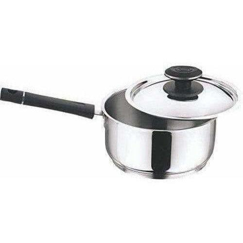 Cookware Saucepan with Lid Silver - Distacart