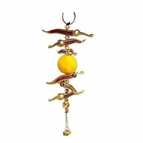 Neembu Mirch Meena Aluminium Metal Door Hanging - Distacart
