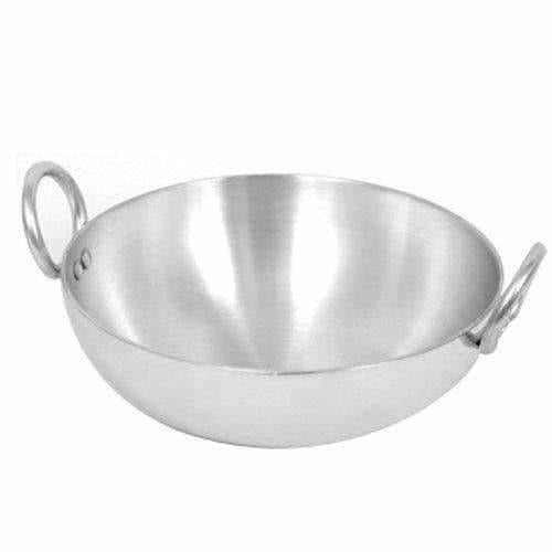 Stainless Aluminium Kadhai - 19 cm width - Distacart