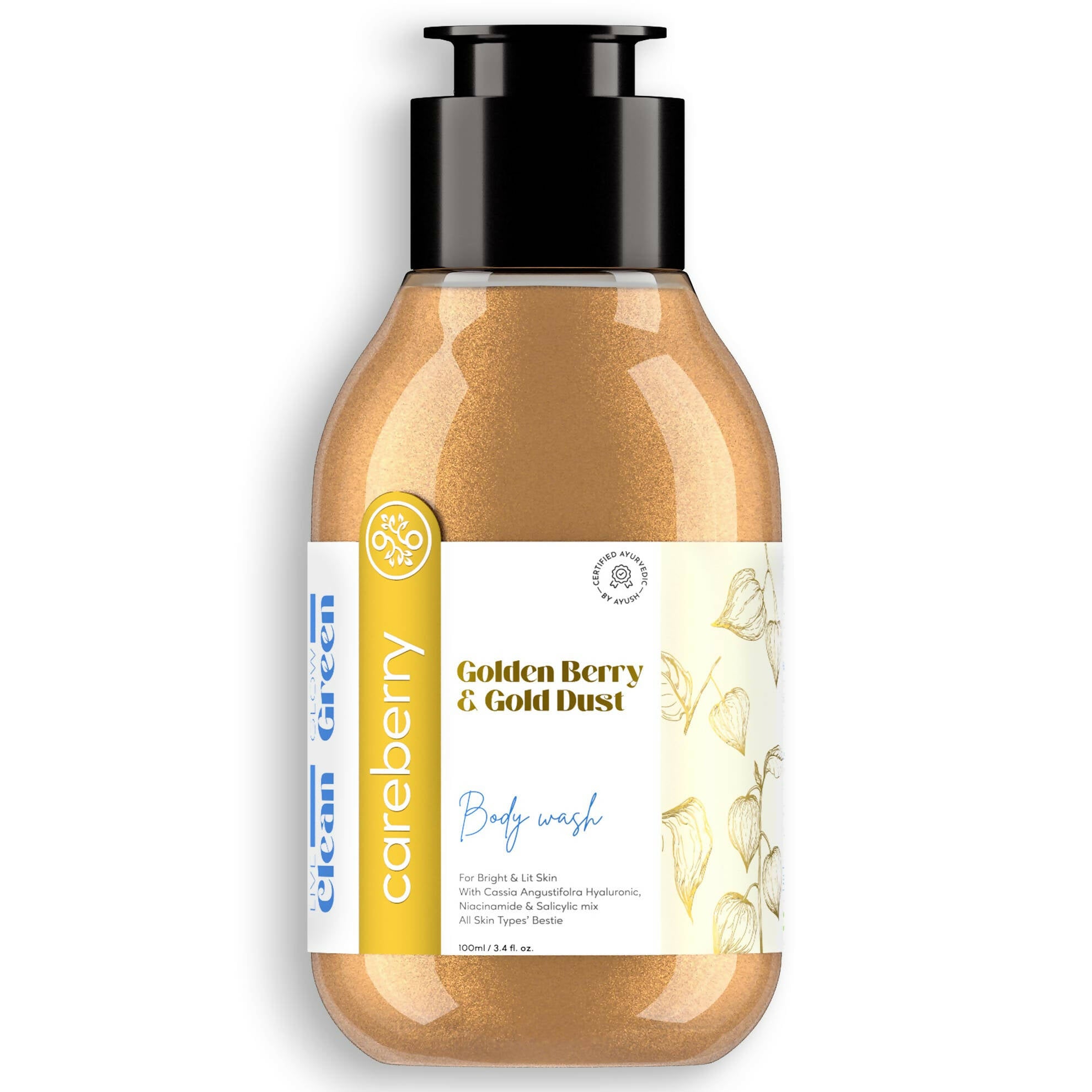 Careberry Golden Berry & Gold Dust Body Wash - Distacart
