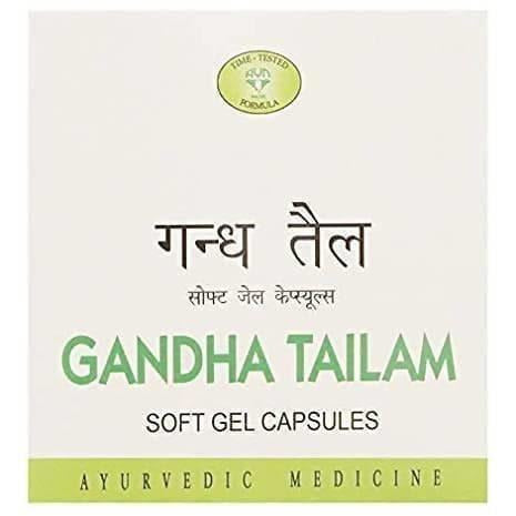 Avn Ayurveda Gandha Tailam Soft Gel Capsules