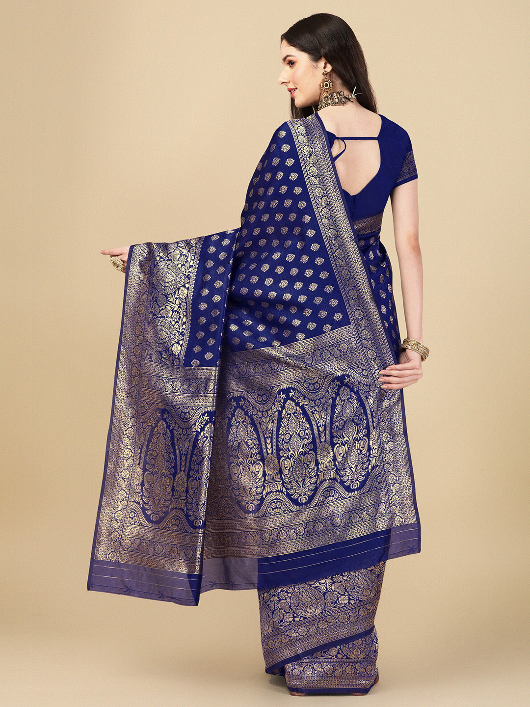 Kalini Woven Design Zari Art Silk Banarasi Saree - Distacart