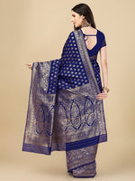 Thumbnail for Kalini Woven Design Zari Art Silk Banarasi Saree - Distacart