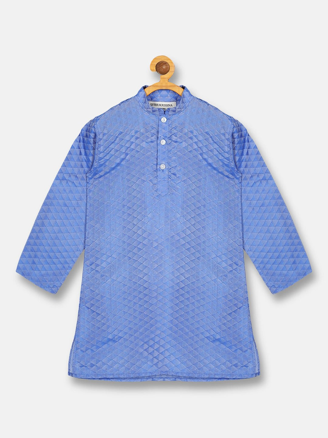 Sethukrishna Boys Blue Kurta with Pyjamas - Distacart