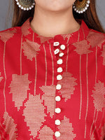 Thumbnail for Kalini Women Red Ethnic Motifs Printed Kurta - Distacart