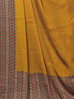 Thumbnail for Kalini Mustard & Brown Printed Saree - Distacart