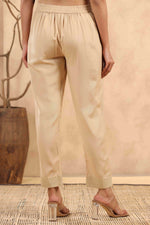 Thumbnail for Juniper Gold Rayon Casual Wear Solid Straight Pants - Distacart