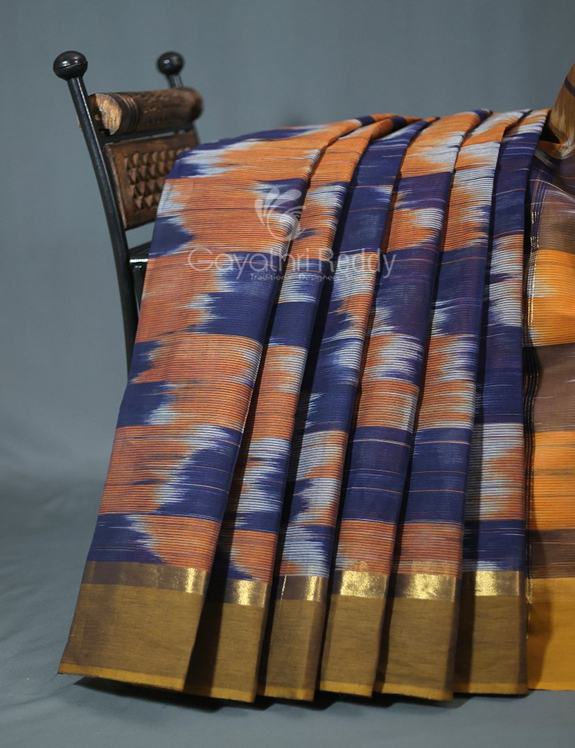 Mangalagiri Ikkat Cotton-Mkc9 By Gayathri Reddy Designer Studio - Distacart