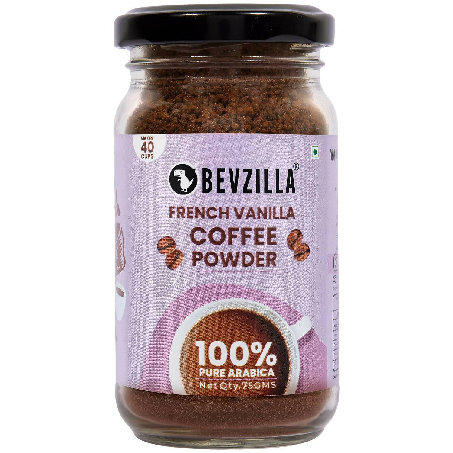 Bevzilla Instant Coffee Powder (French Vanilla Flavour) - Distacart