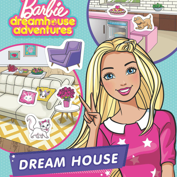 Dreamland Publications Barbie Dreamhouse Adventures -Dream House Decorate with Stickers - Distacart