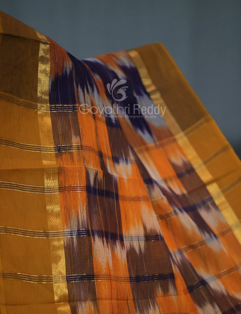 Mangalagiri Ikkat Cotton-Mkc9 By Gayathri Reddy Designer Studio - Distacart