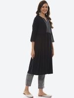 Thumbnail for Biba Women Pleated Kurta with Trousers & Dupatta - Distacart