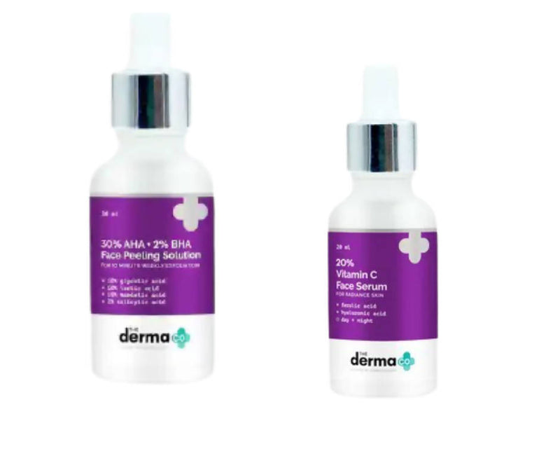 The Derma Co Exfoliate and Glow Combo