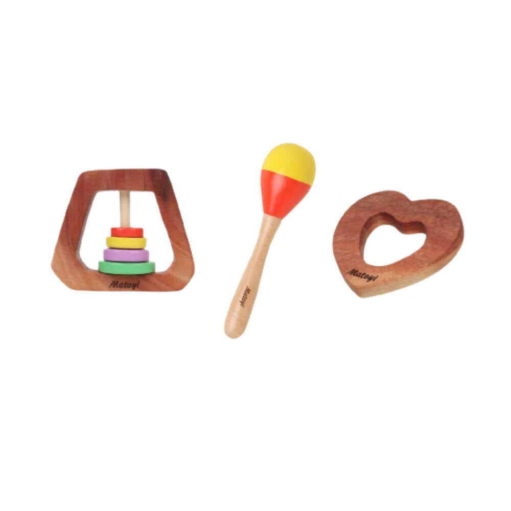 Matoyi Hearty Combo – Baby Rattles And Teether - Distacart