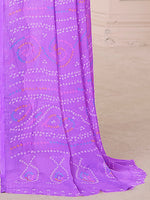 Thumbnail for Kalini Bandhani Printed Saree - Distacart