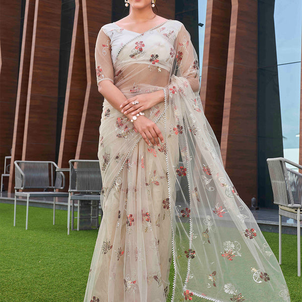 Tikhi Imli Embellished Women Saree - Distacart