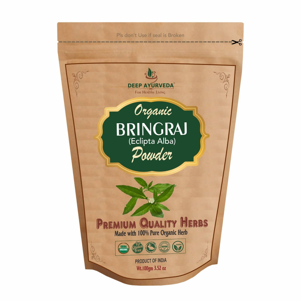 Deep Ayurveda Organic Bhringraj Powder - Distacart