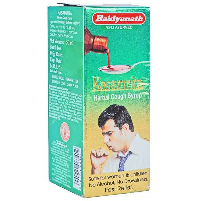 Baidyanath Jhansi Kasamrita Herbal Cough Syrup - Distacart