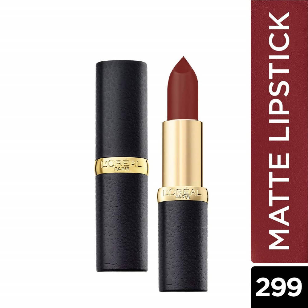 L'Oreal Paris Color Riche Moist Matte Lipstick - 299 Chateau Interdit - Distacart