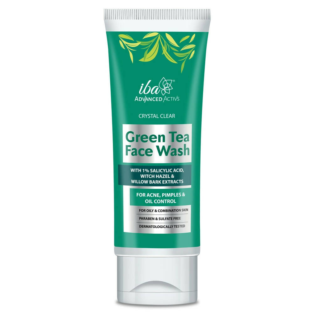 Iba Advanced Activs Crystal Clear Green Tea Face Wash - Distacart