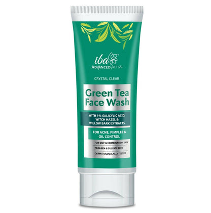 Iba Advanced Activs Crystal Clear Green Tea Face Wash - Distacart