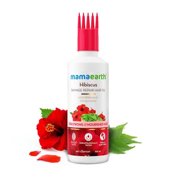 Mamaearth Hibiscus Damage Repair Hair Oil - Distacart