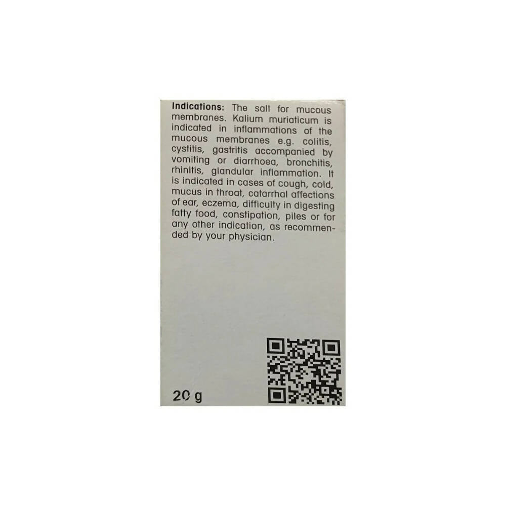 Dr. Reckeweg Kali Muriaticum 6X Tablets - Distacart