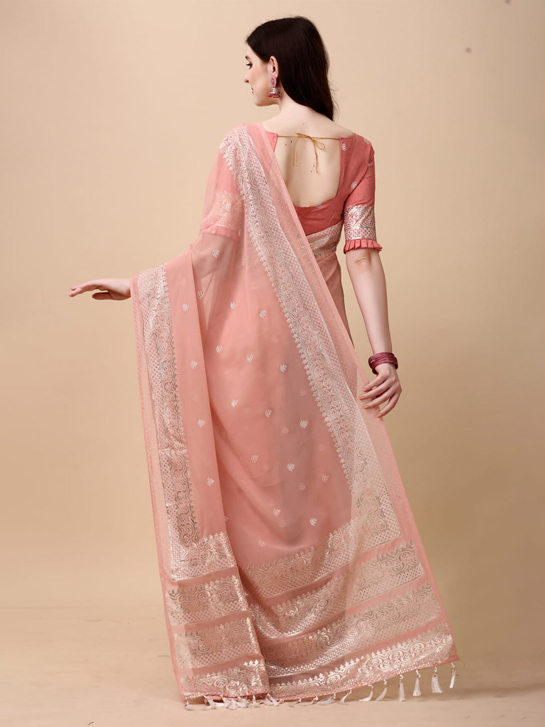 Kalini Ethnic Motifs Printed Silk Cotton Saree - Distacart