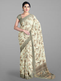 Thumbnail for Kalamandir Floral Printed Banarasi Saree - Distacart