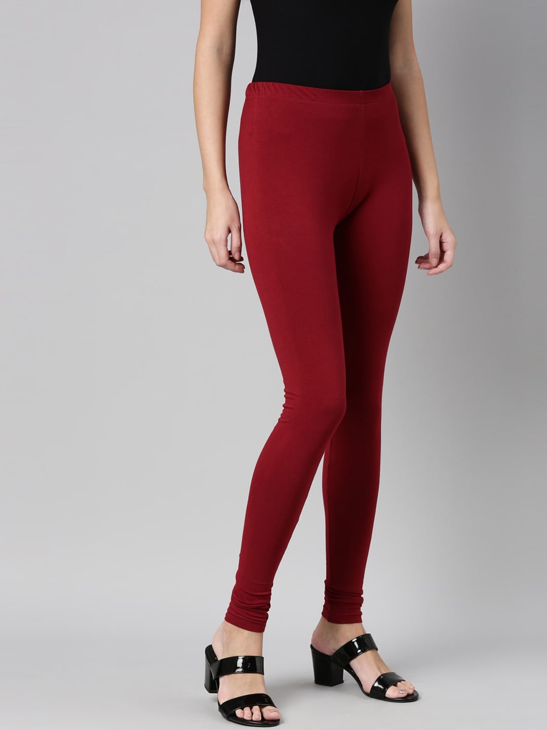 Maroon leggings on sale online