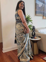 Thumbnail for Kalini Ethnic Motifs Printed Pure Cotton Saree - Distacart