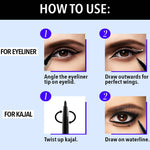 Thumbnail for Blue Heaven Intense Kajal + Liner Duo Jet Black How To Use