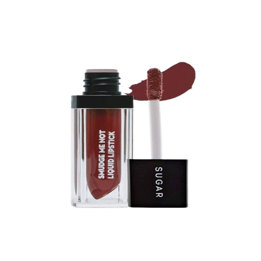 Sugar Smudge Me Not Liquid Lipstick - Teak Mystique (Warm Brown) - Distacart