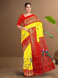 Thumbnail for Kalamandir Floral Printed Saree - Distacart