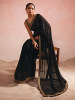 Thumbnail for Soch Embellished Beads and Stones Saree - Distacart