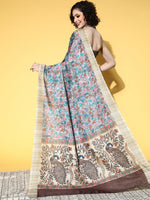 Thumbnail for Saree Mall Kalamkari Saree With Solid Border - Distacart