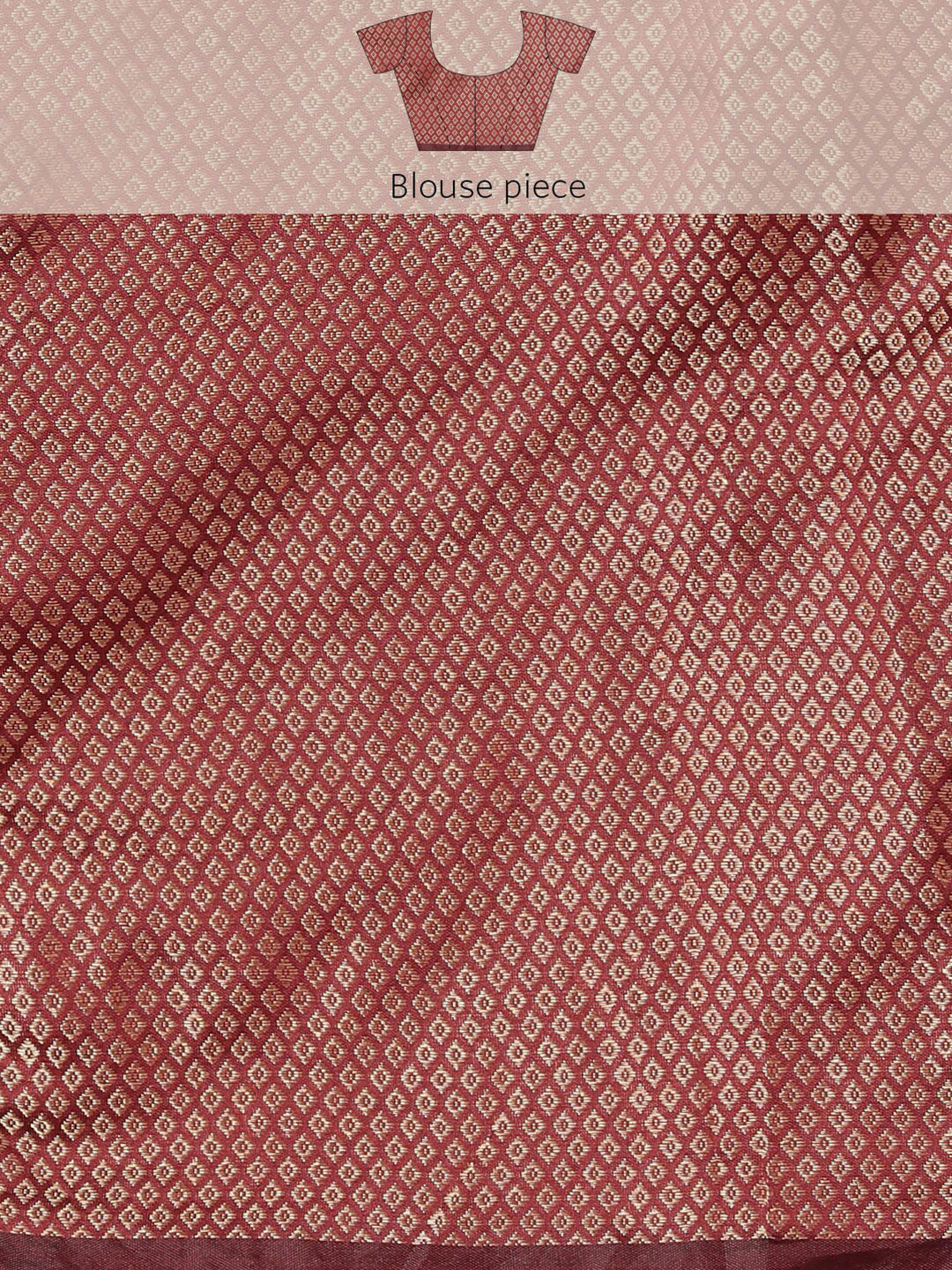 Kalini Striped Foil Work Vichitra Silk Saree - Distacart