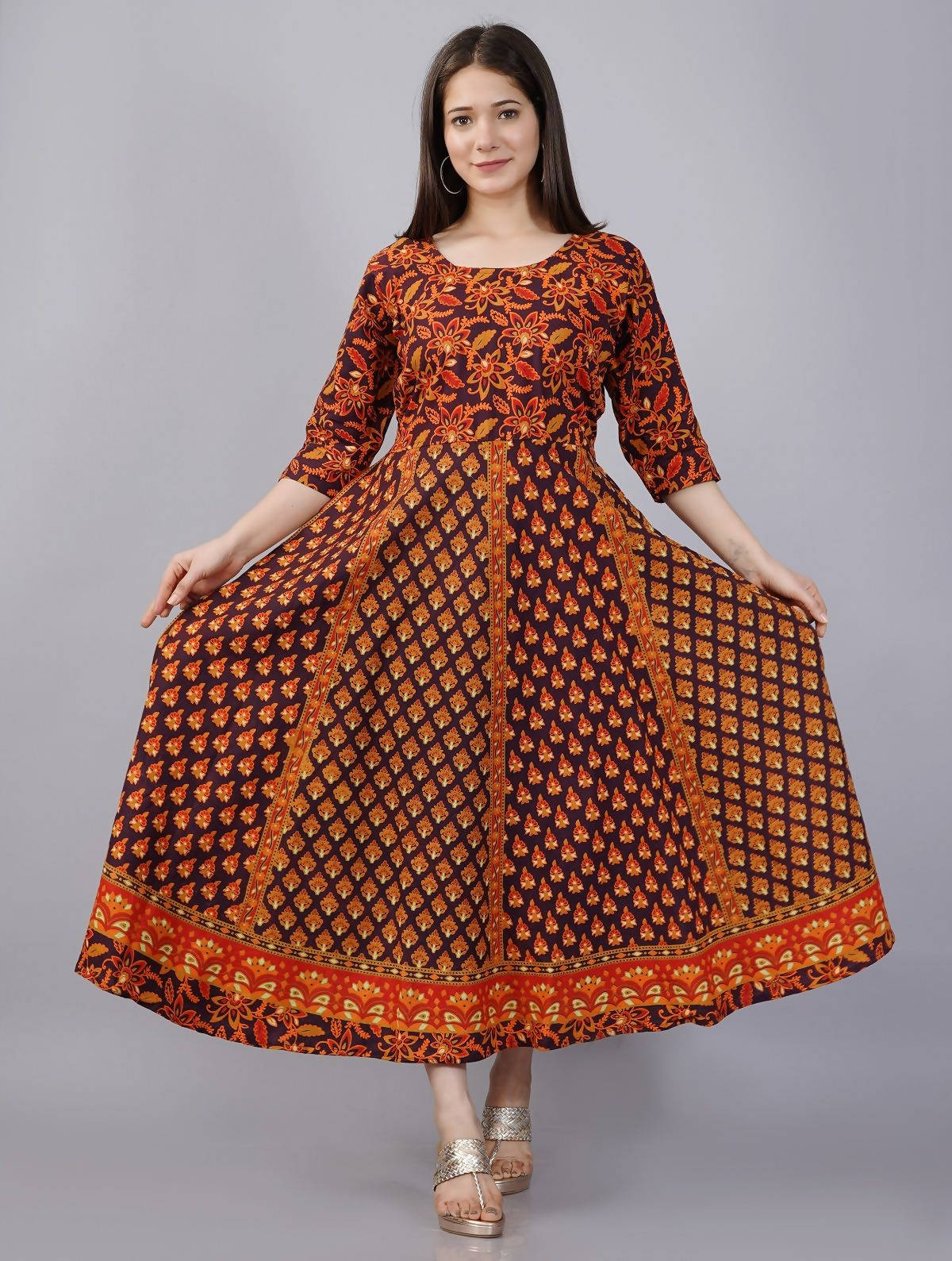 Vamika Multicolor Cotton Printed Party/Casual Wear Kurti (GAM28K)