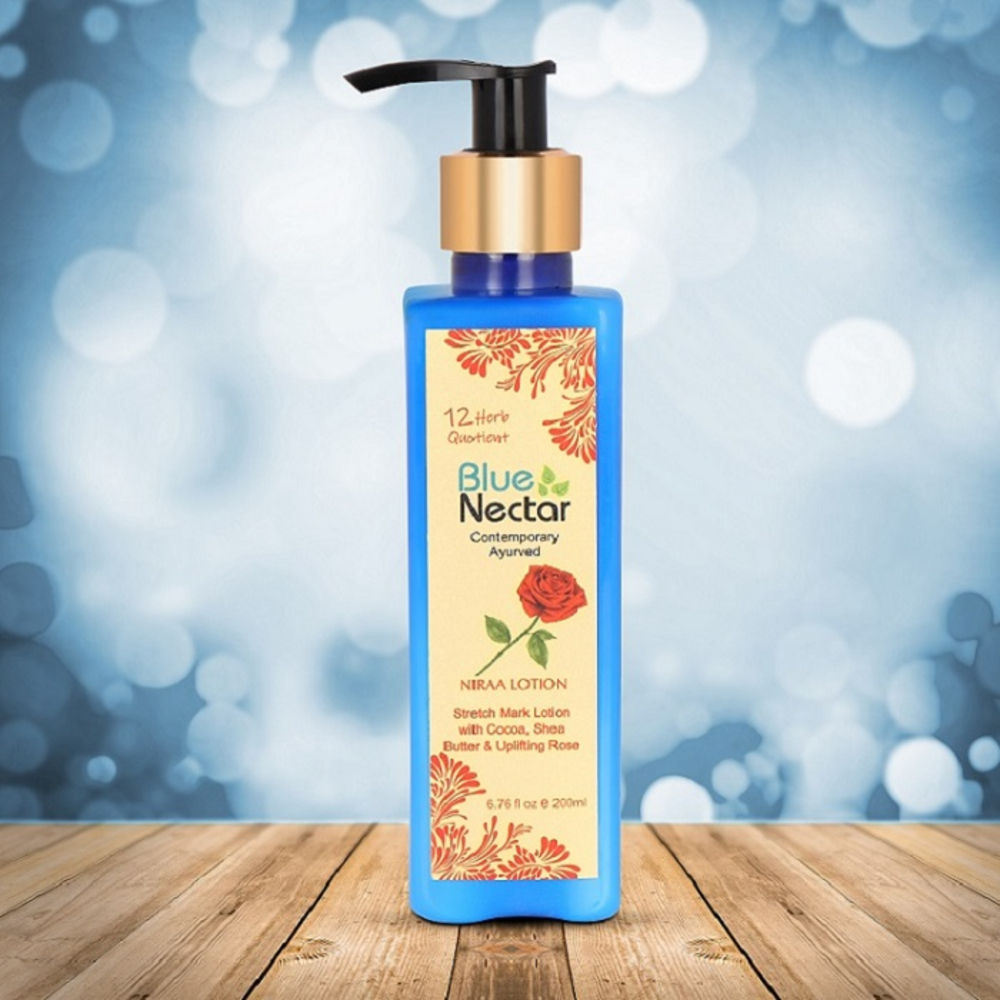 Niraa Stretch Mark Lotion with Cocoa Butter Shea Butter & Uplifting Rose