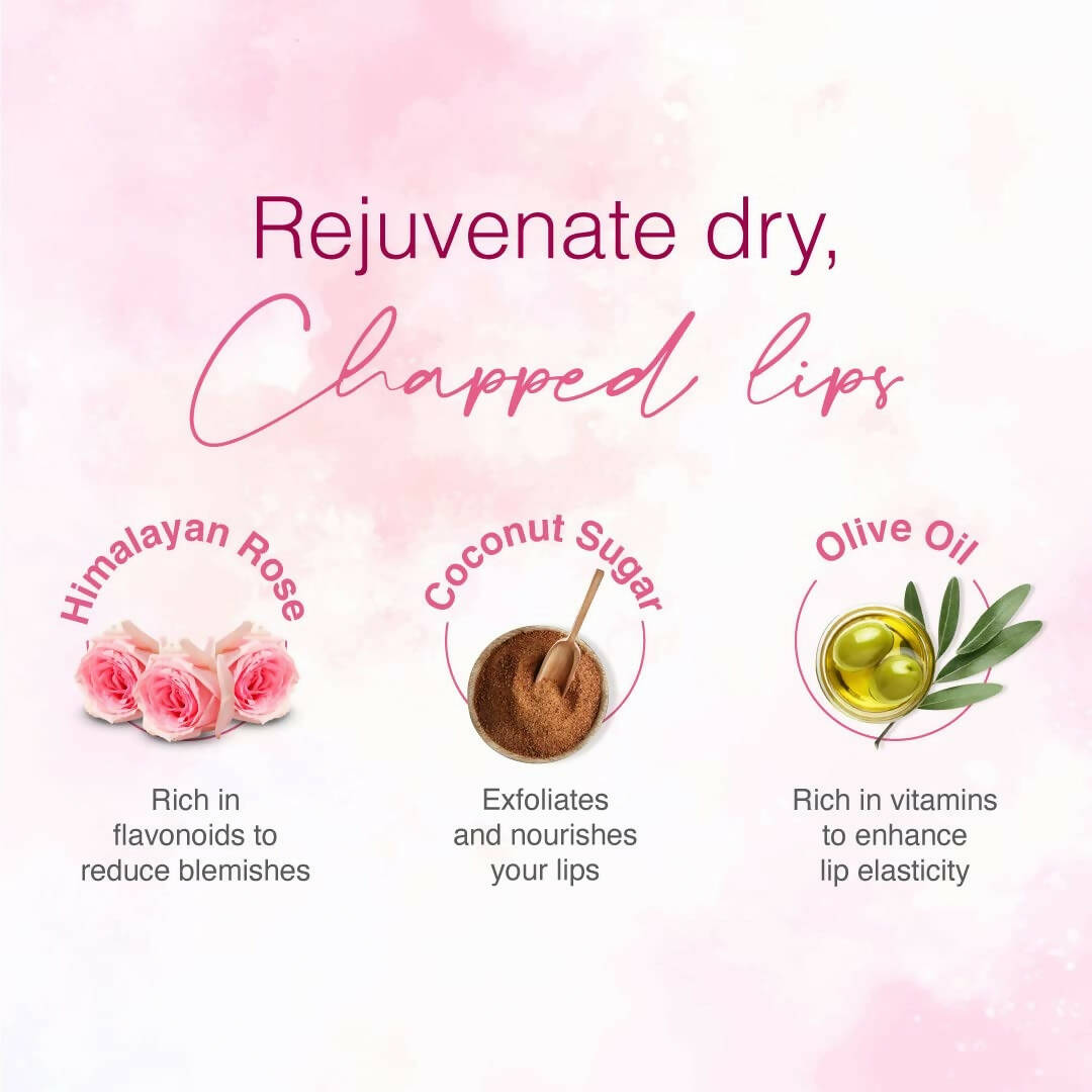 WOW Skin Science Himalayan Rose Lip Scrub - Distacart