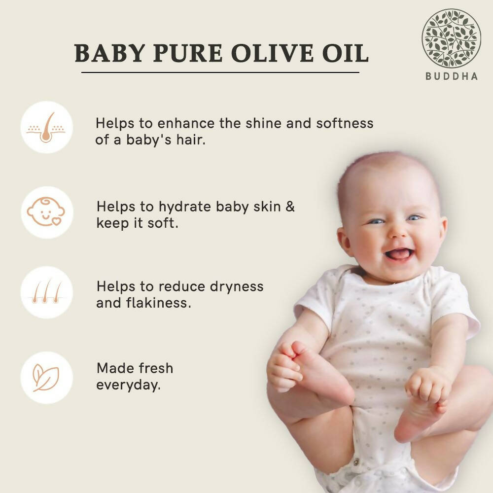 Budda Natural Baby Pure Olive Oil Cold Pressed Extra Virgin - Distacart