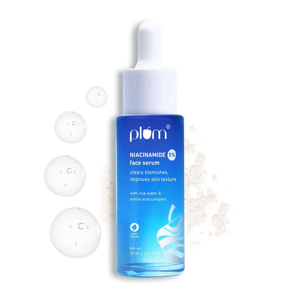 Plum 5% Niacinamide Face Serum With Rice Water - Distacart