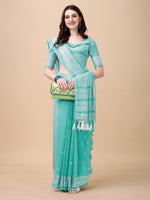Thumbnail for Kalini Woven Design Zari Pure Silk Saree - Distacart