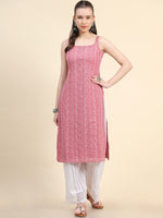 Thumbnail for Kalini Ethnic Motifs Embroidered Sequinned Kurta - Distacart