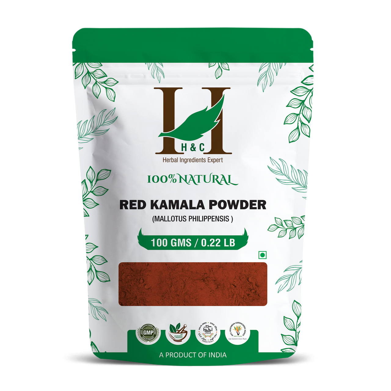 H&C Herbal Red Kamala Powder - Distacart
