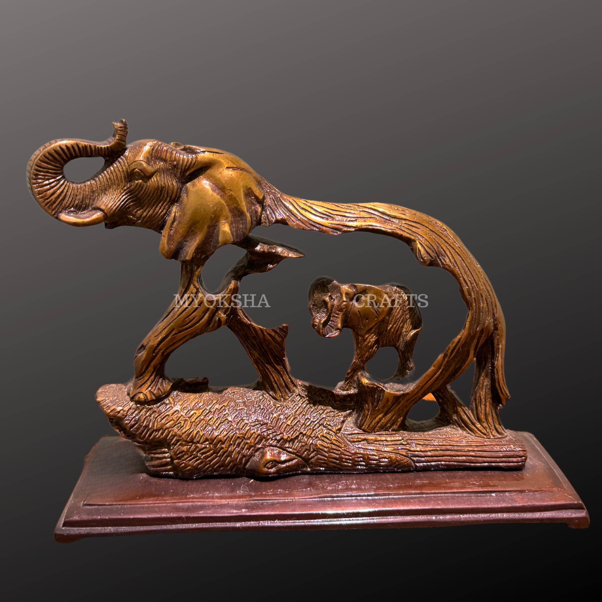 Brass Elephant Décor - Distacart