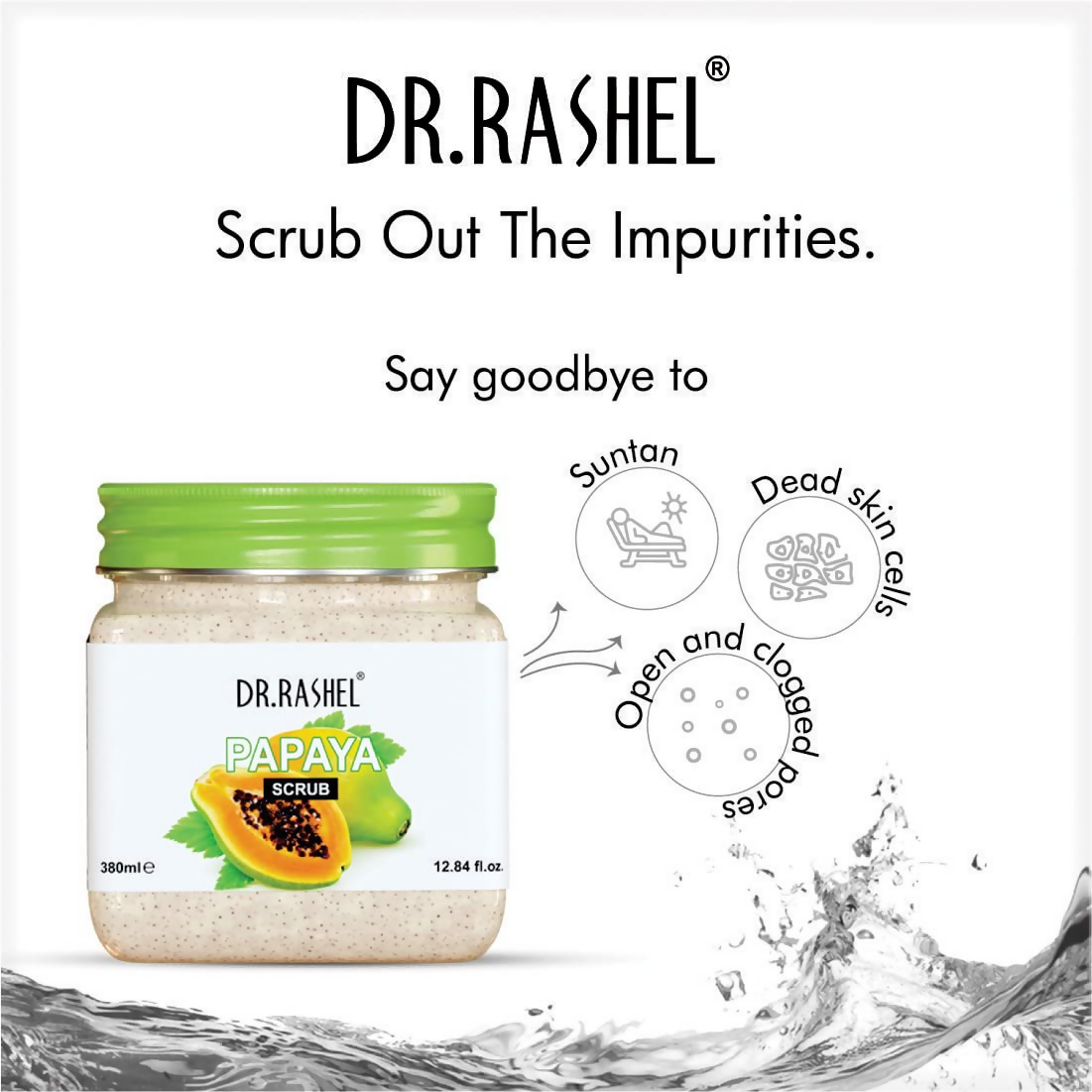Dr.Rashel Papaya Scrub For Face And Body - Distacart