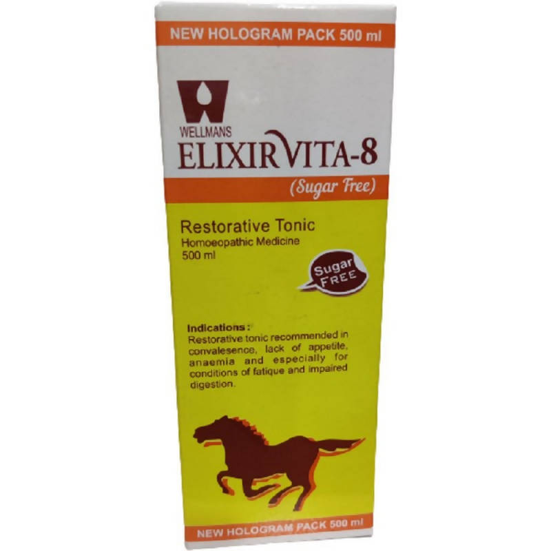 Dr. Wellmans Homeopathy Elixirvita-8 (Sugar Free) Restorative Tonic
