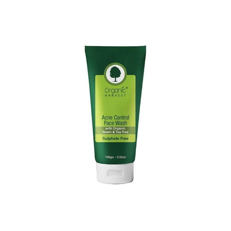 Organic Harvest Acne Control Face Wash - Distacart